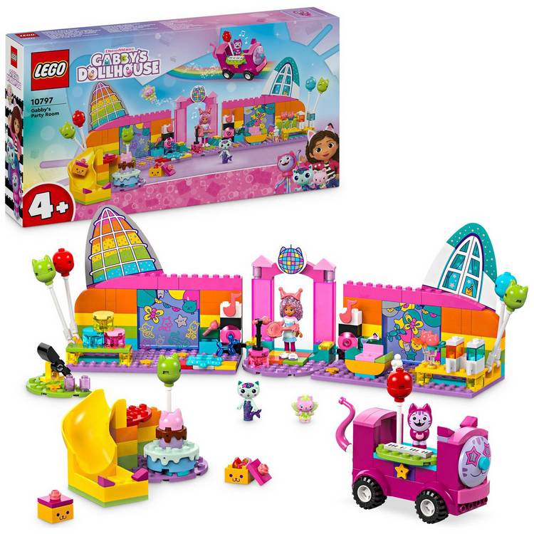 LEGO Gabby's Dollhouse Gabby's Party Room Toy Playset 10797 0