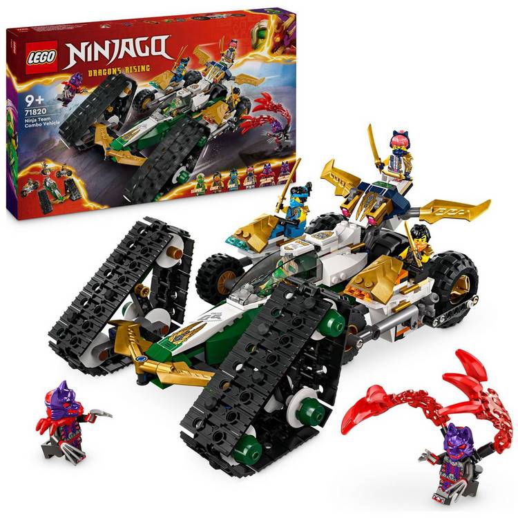 LEGO NINJAGO Ninja Team Combo Vehicle Ninja Toy Set 71820 0
