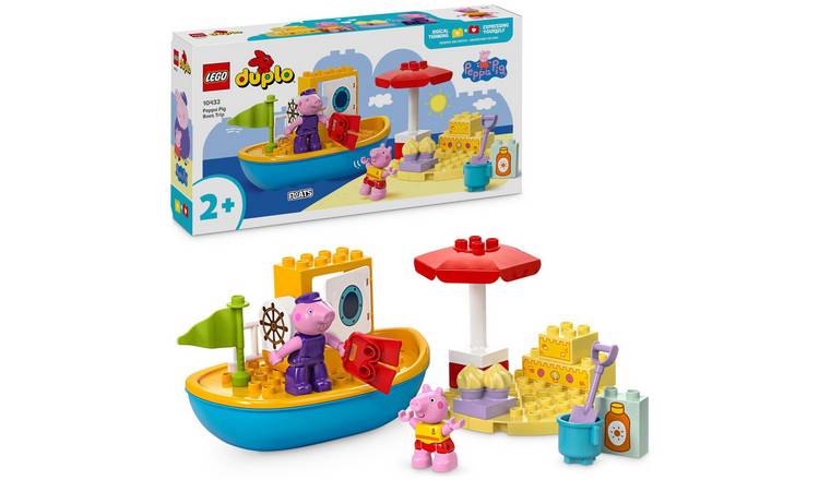 LEGO DUPLO Peppa Pig Boat Trip Toy for Toddlers 10432