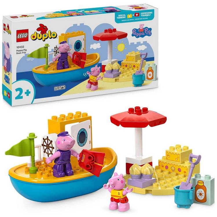 LEGO DUPLO Peppa Pig Boat Trip Toy for Toddlers 10432 0