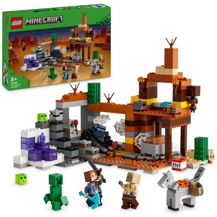 LEGO Minecraft The Badlands Mineshaft Video-Game Toy 21263 0