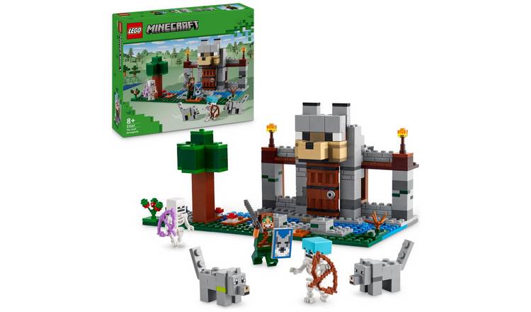 LEGO Minecraft The Wolf Stronghold Video-Game Toy Set 21261