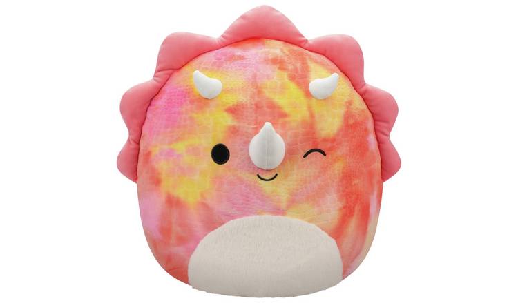 Original Squishmallows 16-inch- Trinity the Pink Triceratops