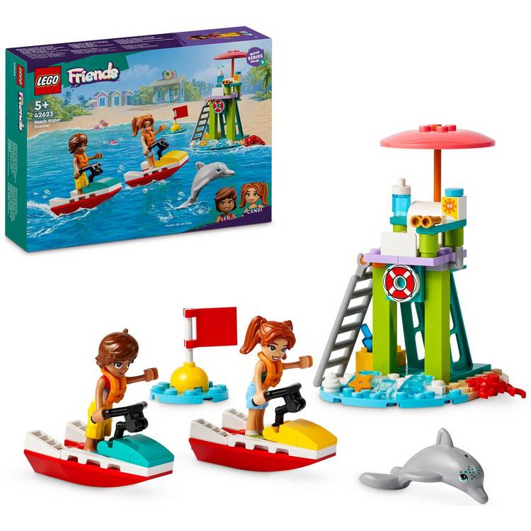 LEGO Friends Beach Water Scooter Toy Mini-Doll Set 42623 0