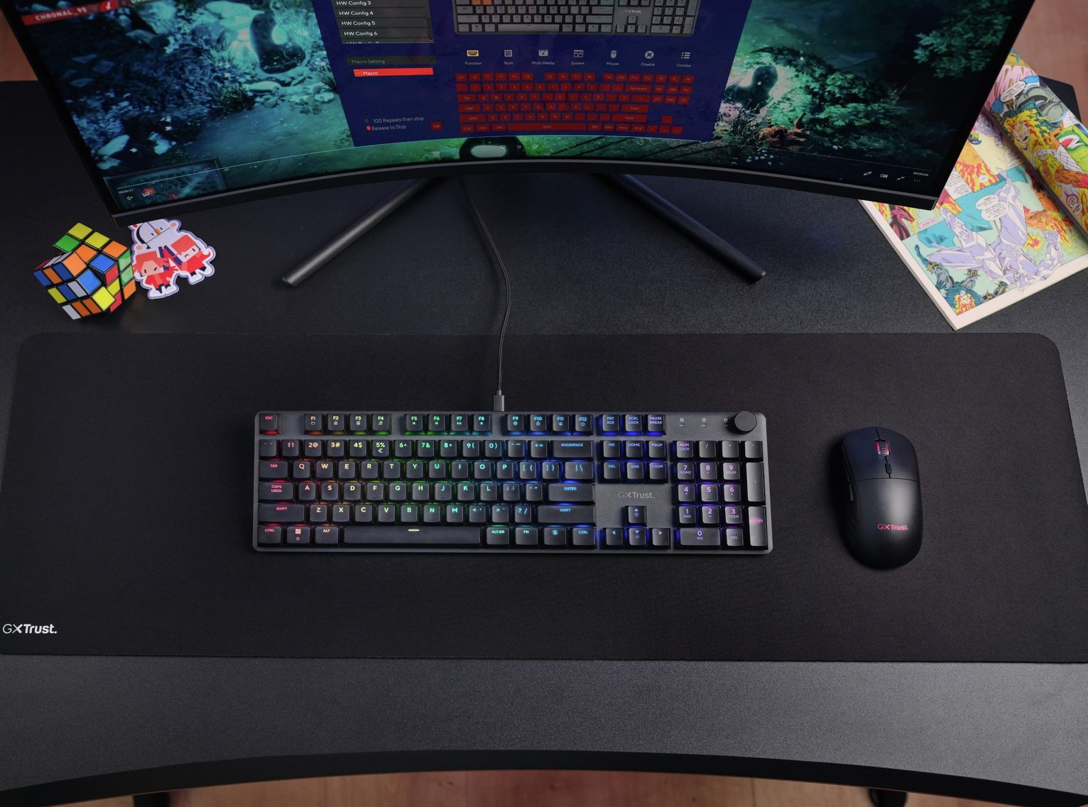 Buy GXTrust GXT 866 Torix Mechanical Wired Gaming Keyboard-Black