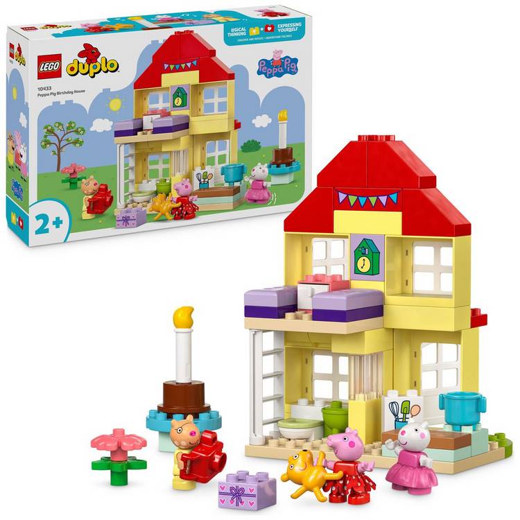 LEGO DUPLO Peppa Pig Birthday House Toy for Toddlers 10433 0