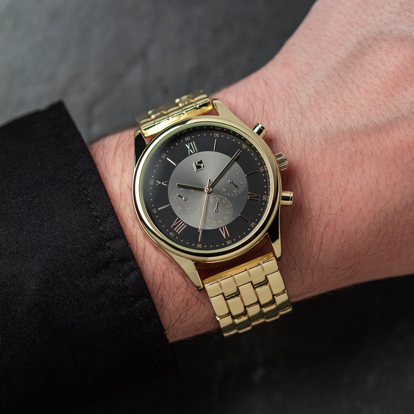 Spirit Men's Gold Plated Stainless Steel Bracelet Watch Review