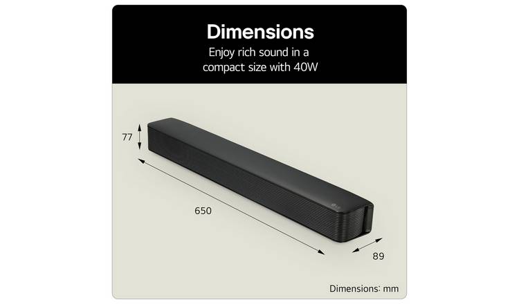 Buy LG SQM1 2Ch All-In-One Bluetooth Soundbar Sound bars Argos