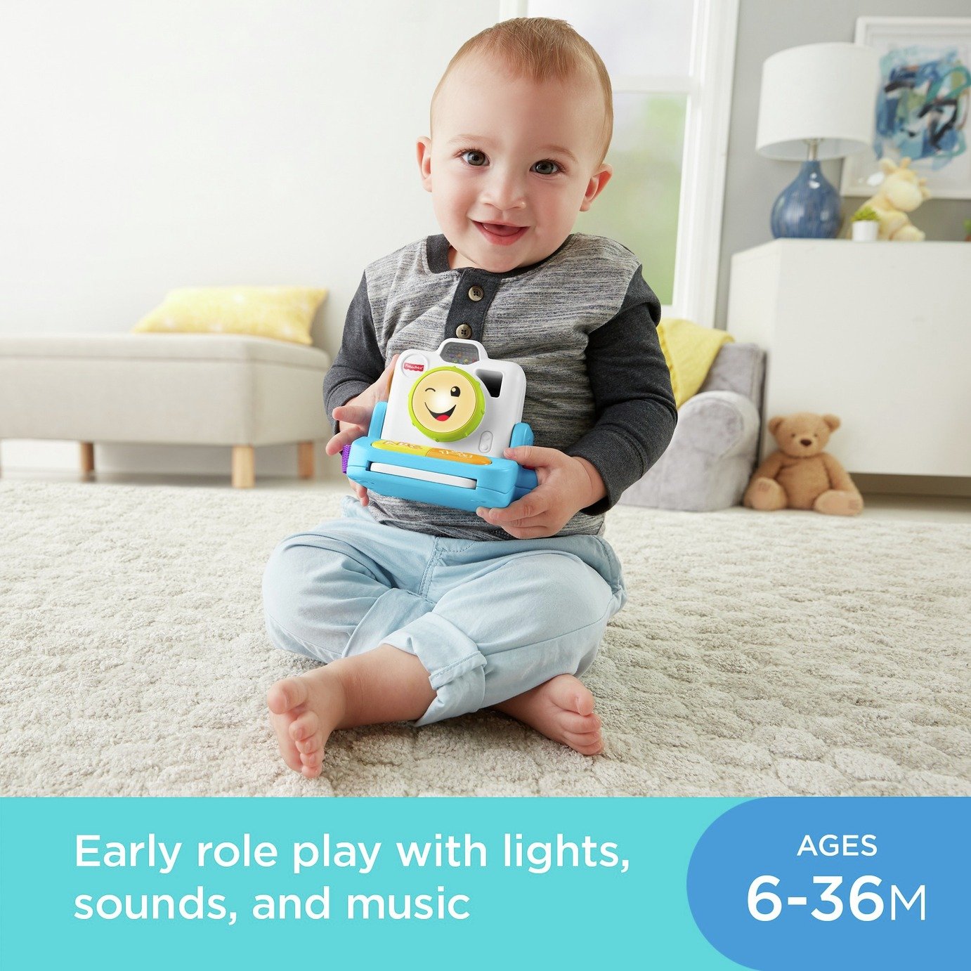 Fisher-Price Laugh & Learn Click & Learn Instant Camera Toy Review