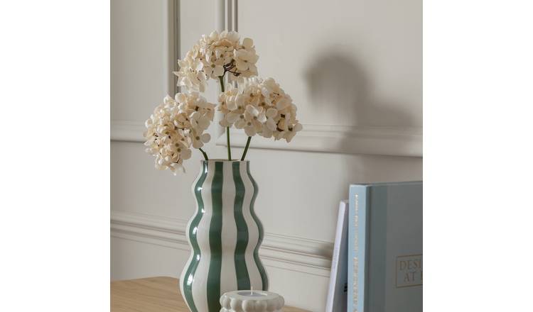 Habitat Artificial Natural Hydrangea Cluster - 55cm
