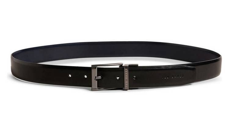 Ted Baker Black Reversible Leather Belt - Size 30