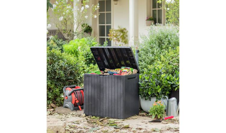 Buy Keter City 113L Outdoor Garden Storage Box - Grey, Garden storage boxes  and cupboards