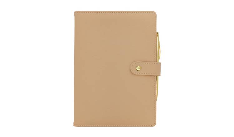 Habitat Luxe A5 Notebook With Reusable Cover And Black Pen