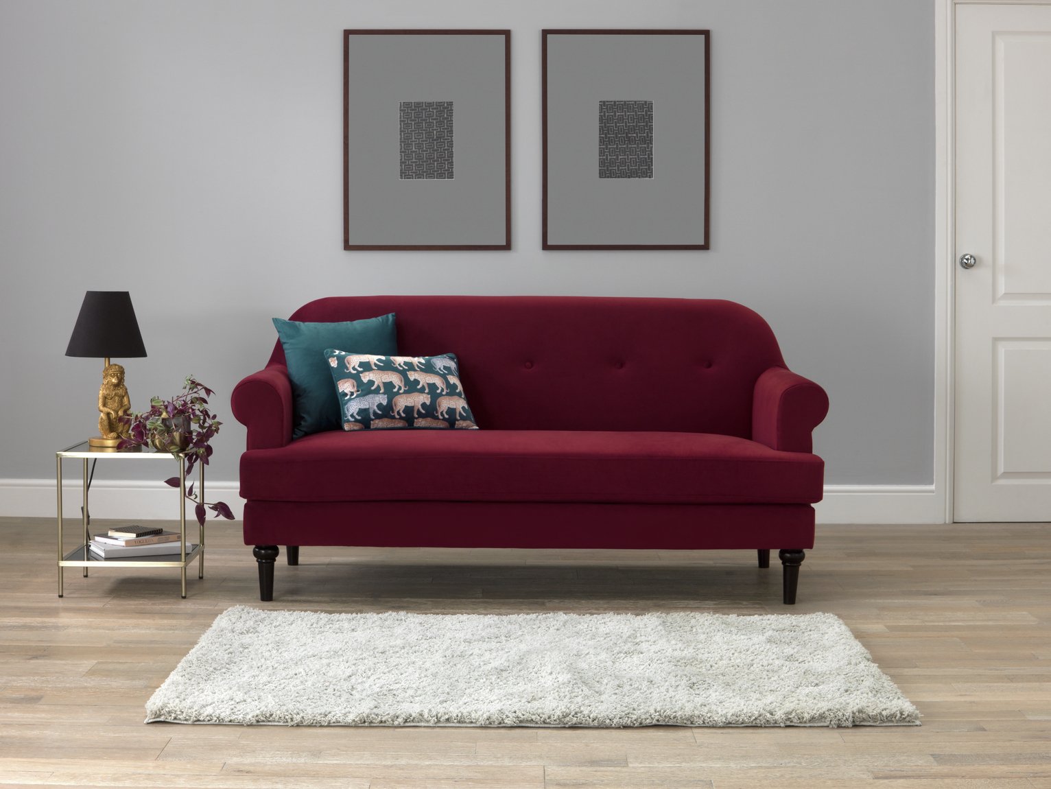 Argos Home Whitney 3 Seater Velvet Sofa Review