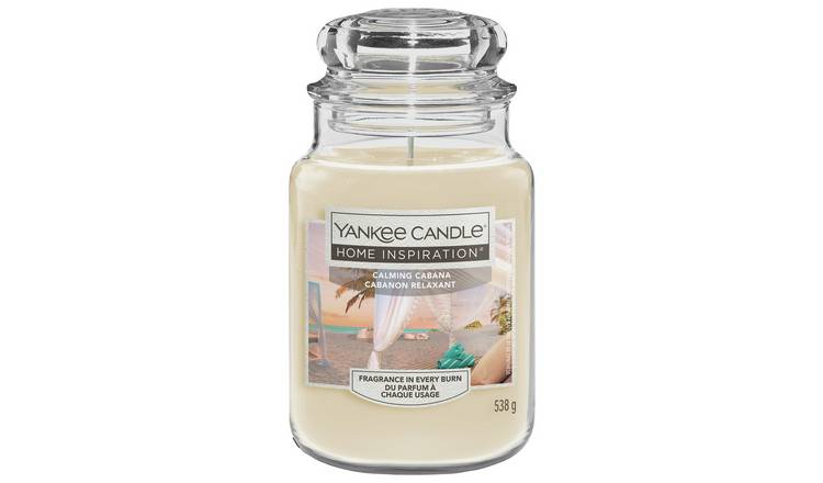 Buy Yankee Home Inspiration Large Jar Candle - Calming Cabana | Candles ...