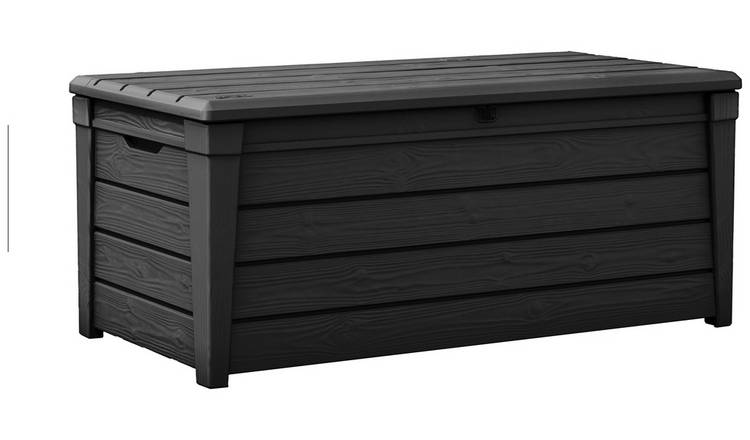 Keter Brightwood 454L Outdoor Garden Storage Box - Grey