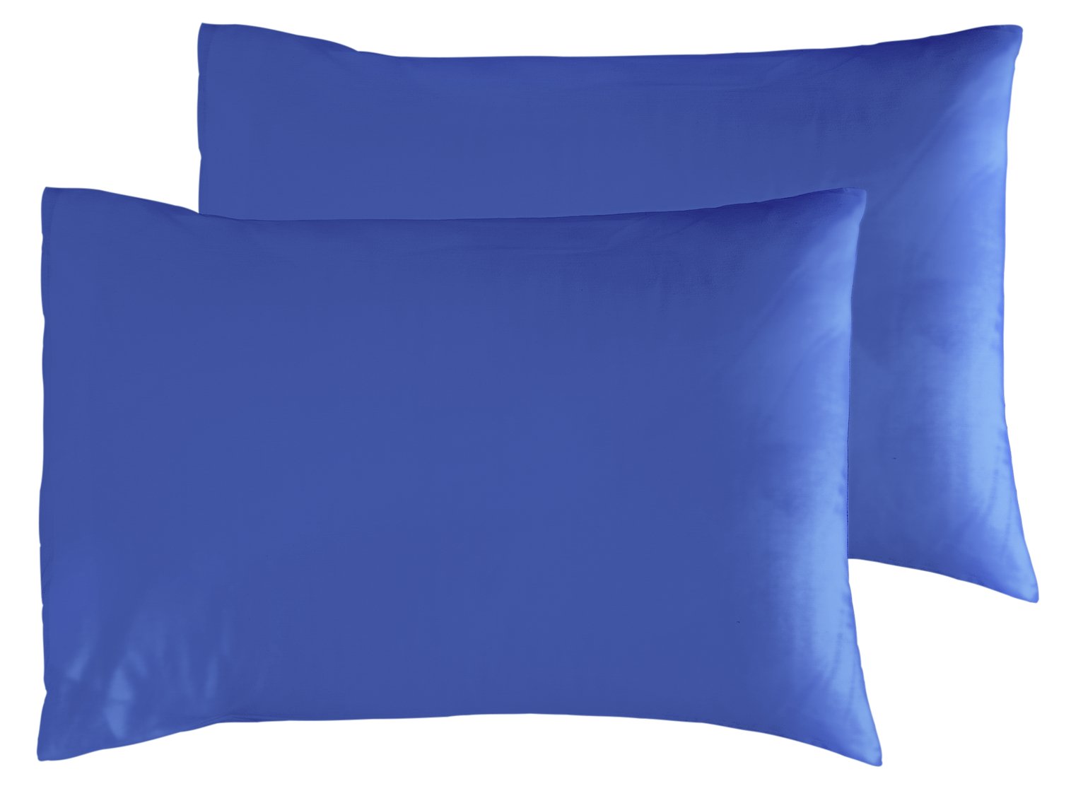 Habitat Plain Standard Pillowcase Pair - Cobalt Blue