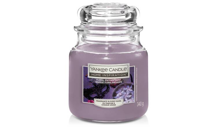 Yankee Home Inspiration Medium Jar Candle Floral Enchantment