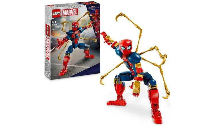 LEGO Marvel Iron Spider-Man Construction Figure Set 76298