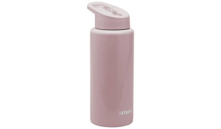 Smash Pink Stainless Steel Sipper Water Bottle - 1 litre