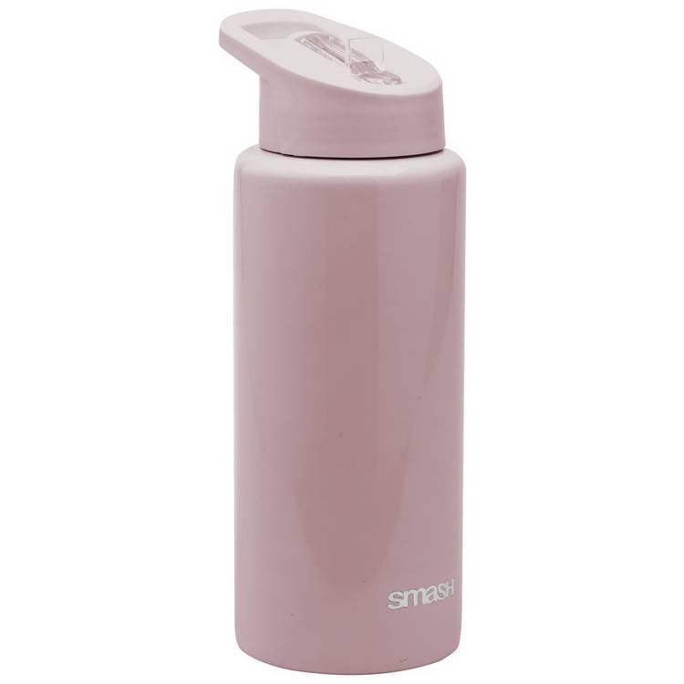 Smash Pink Stainless Steel Sipper Water Bottle - 1 litre 0