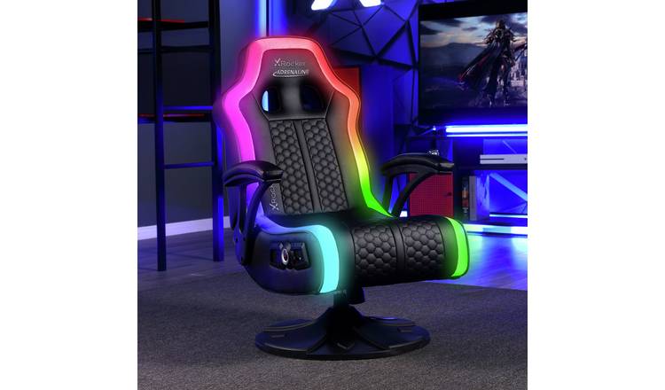 X Rocker Adrenaline RGB Stereo Gaming chair with LED Light