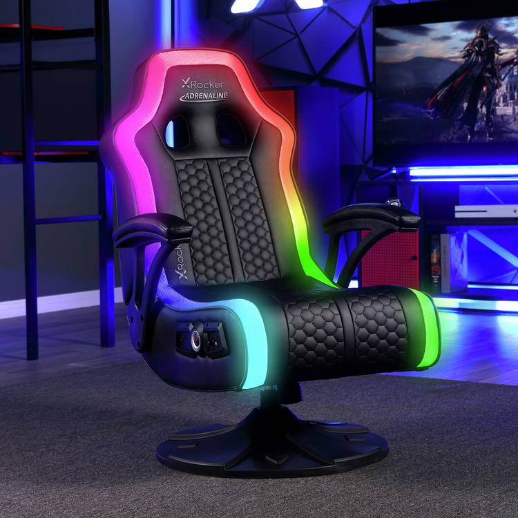 X Rocker Adrenaline RGB Stereo Gaming chair with LED Light 0