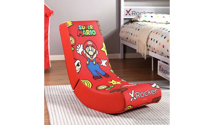 X Rocker Power Up Edition Junior Gaming Chair - Mario