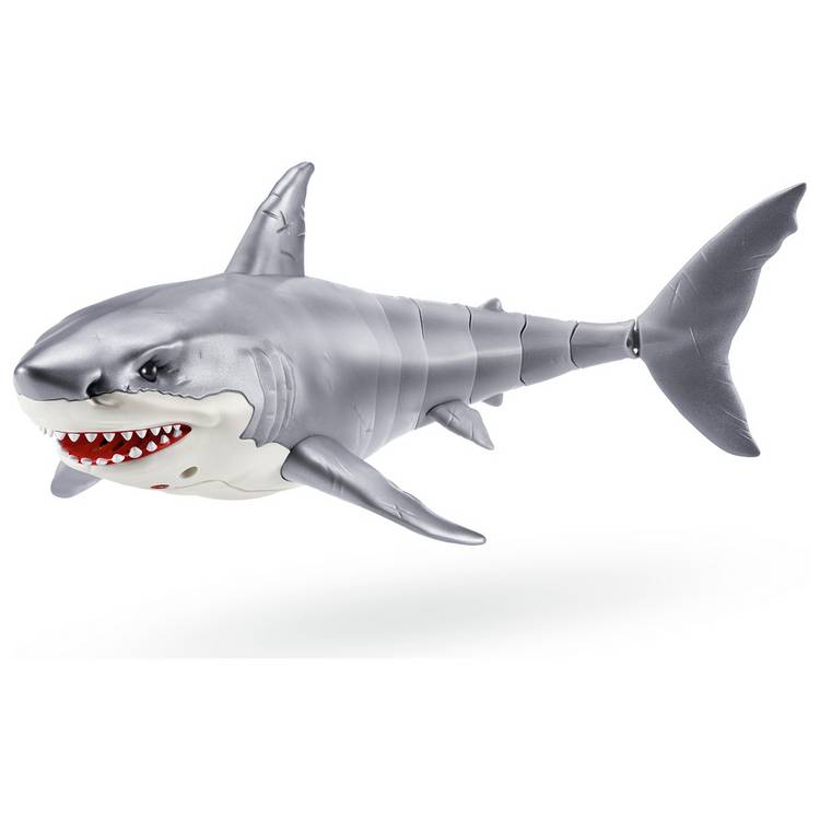 Robo Alive White Shark Attack Toy 0