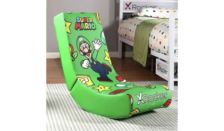 X Rocker Power Up Edition Junior Gaming Chair - Luigi