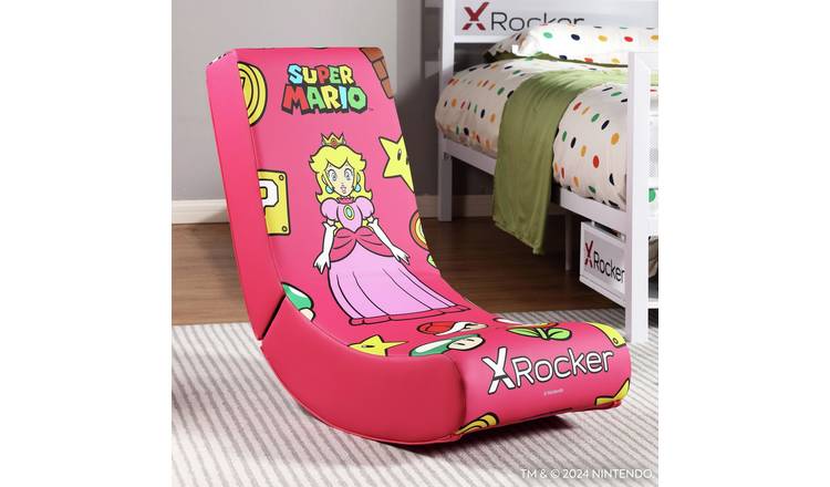 X Rocker Power Up Edition Junior Gaming Chair - Peach