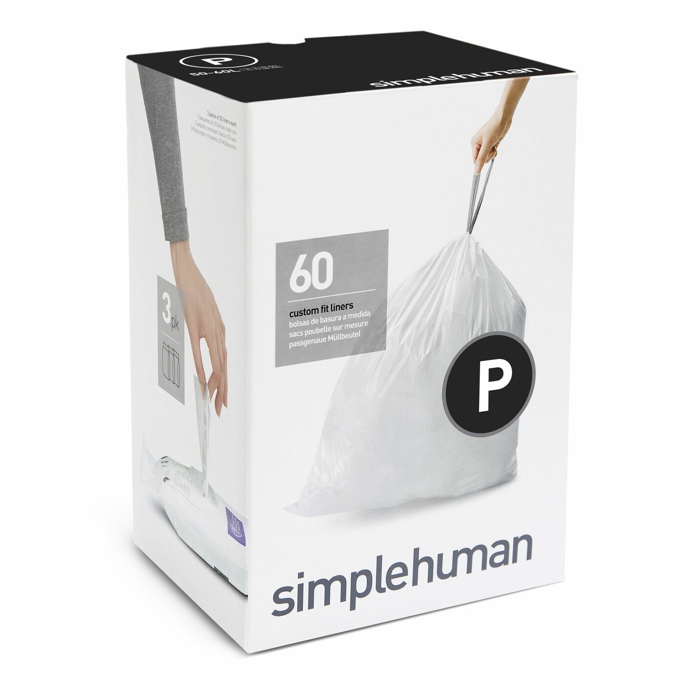 simplehuman Bin Liner Code P x 60 Liners Review