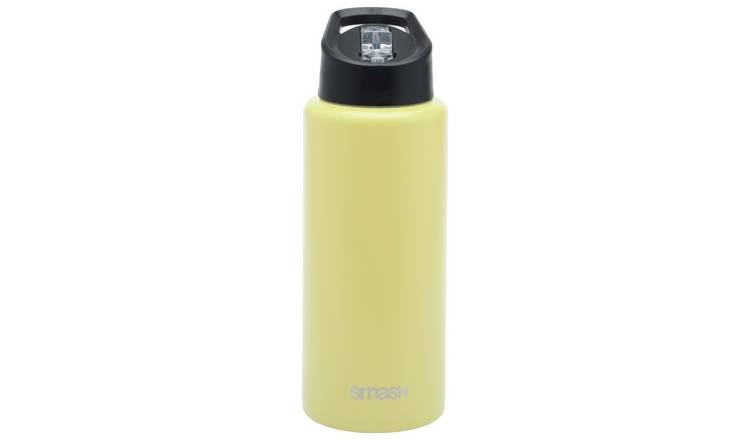 Smash Yellow Stainless Steel Sipper Water Bottle - 1 litre