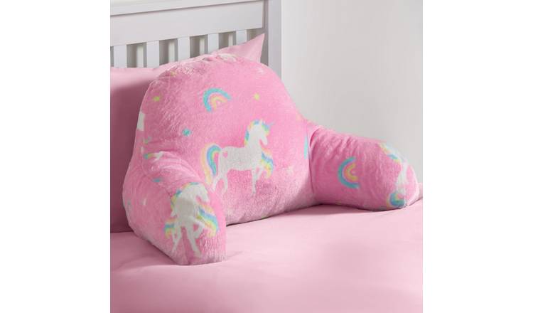 OHS Kids Unicorn Fleece Cuddle Cushion - Pink