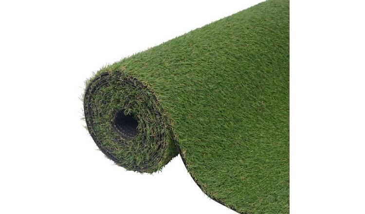Walplus 20 mm Pile Artificial Grass - Green - 100 x 1000 cm