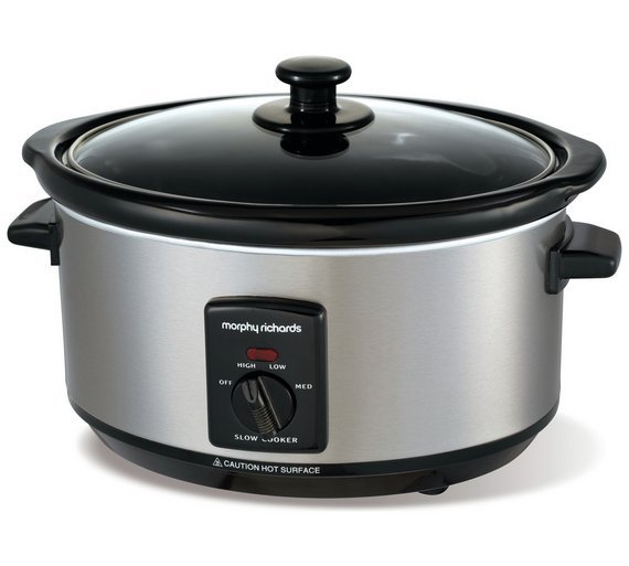 Morphy Richards 3.5L Slow Cooker - Stainless Steel