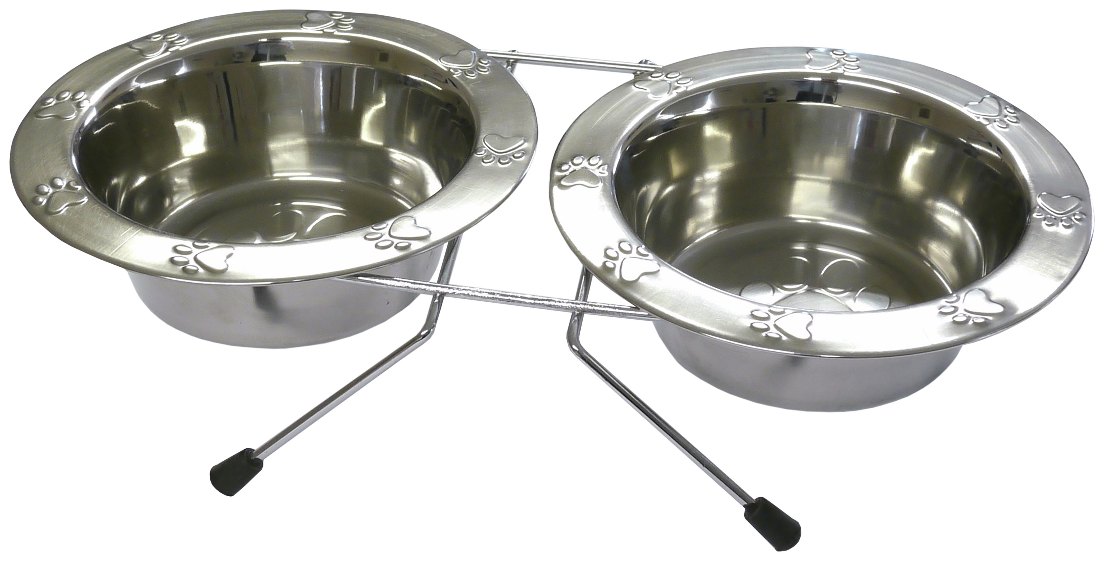 Rosewood Paw Dog And Cat Double Diner - Small