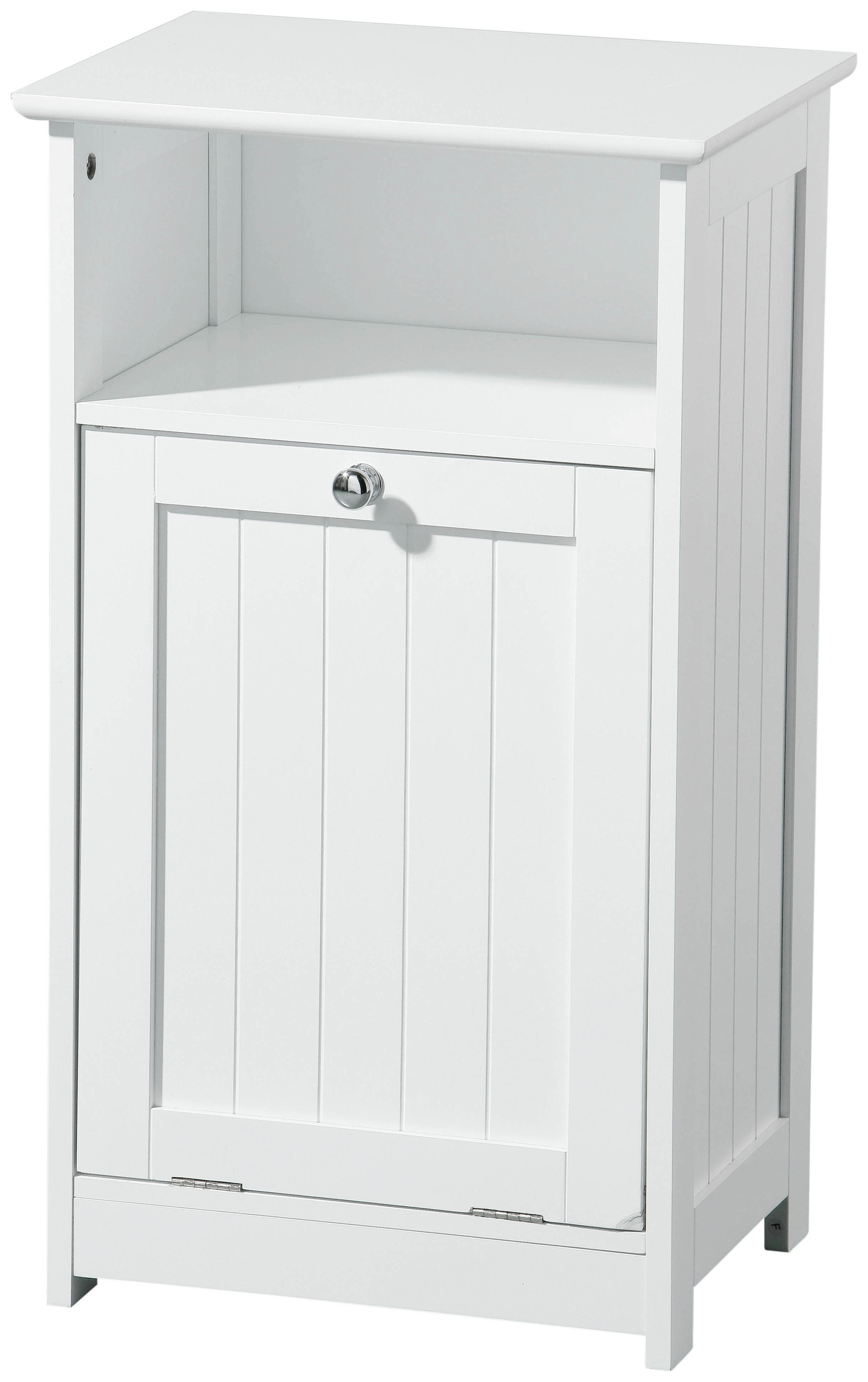 Premier Housewares Portland Wooden Floor Cabinet - White.