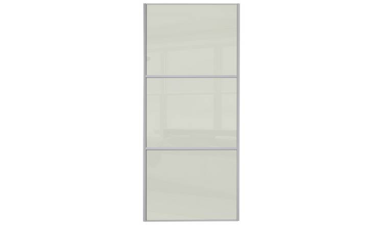 Sliding Wardrobe Door W762mm 3 Panel Arctic White