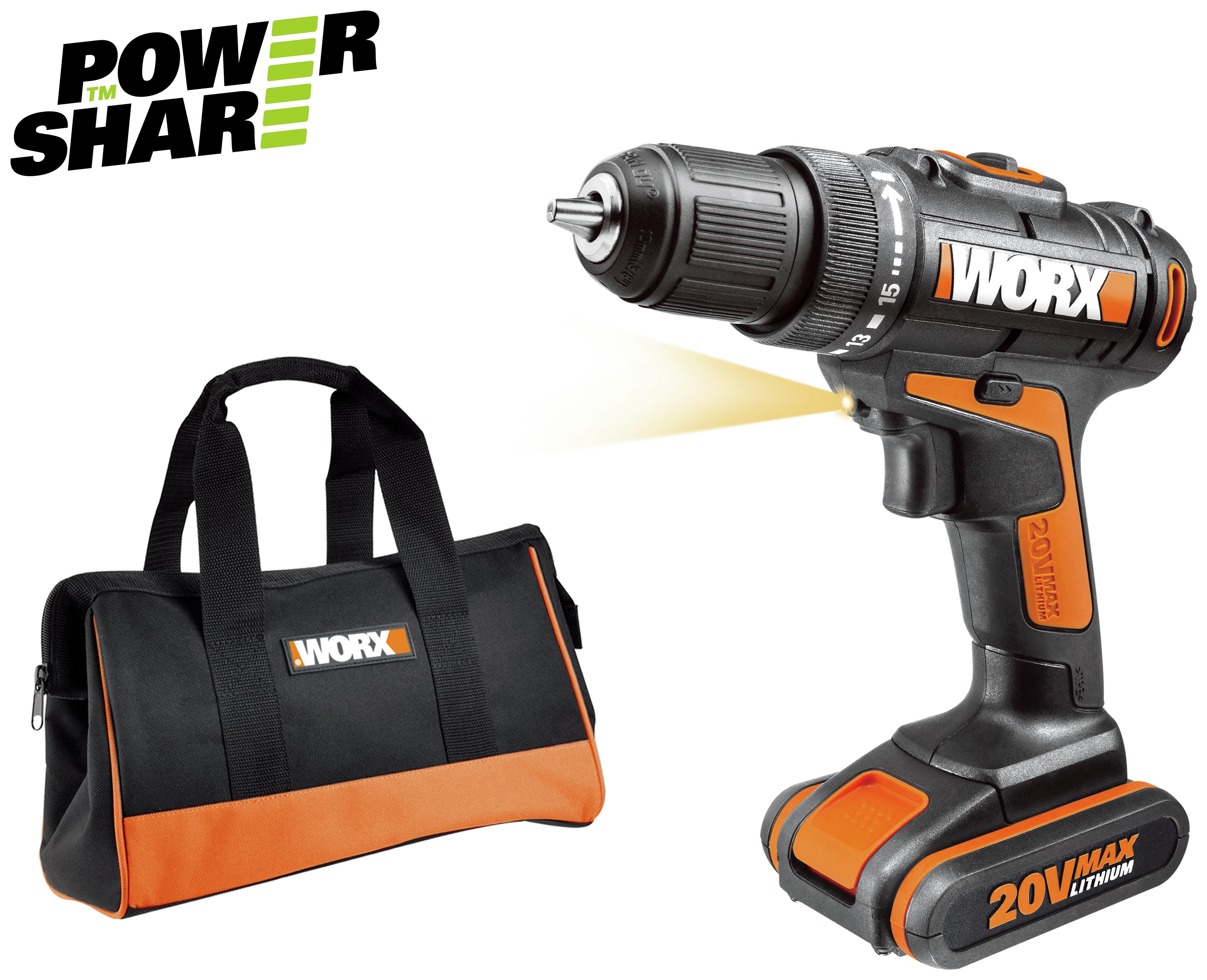 Worx 15AH LiOn Drill Driver with 1 Battery 20V Review