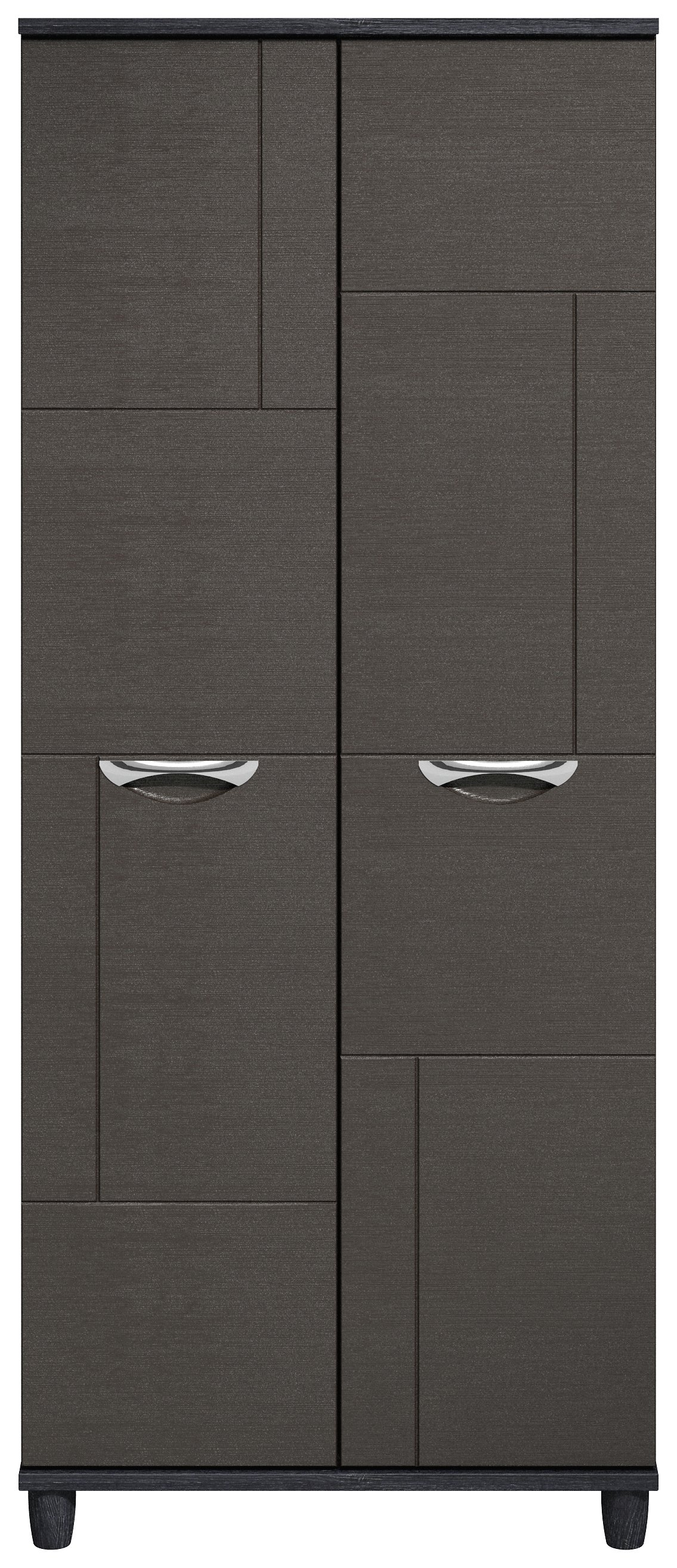 Myra 2 Door Wardrobe - Black Oak Effect