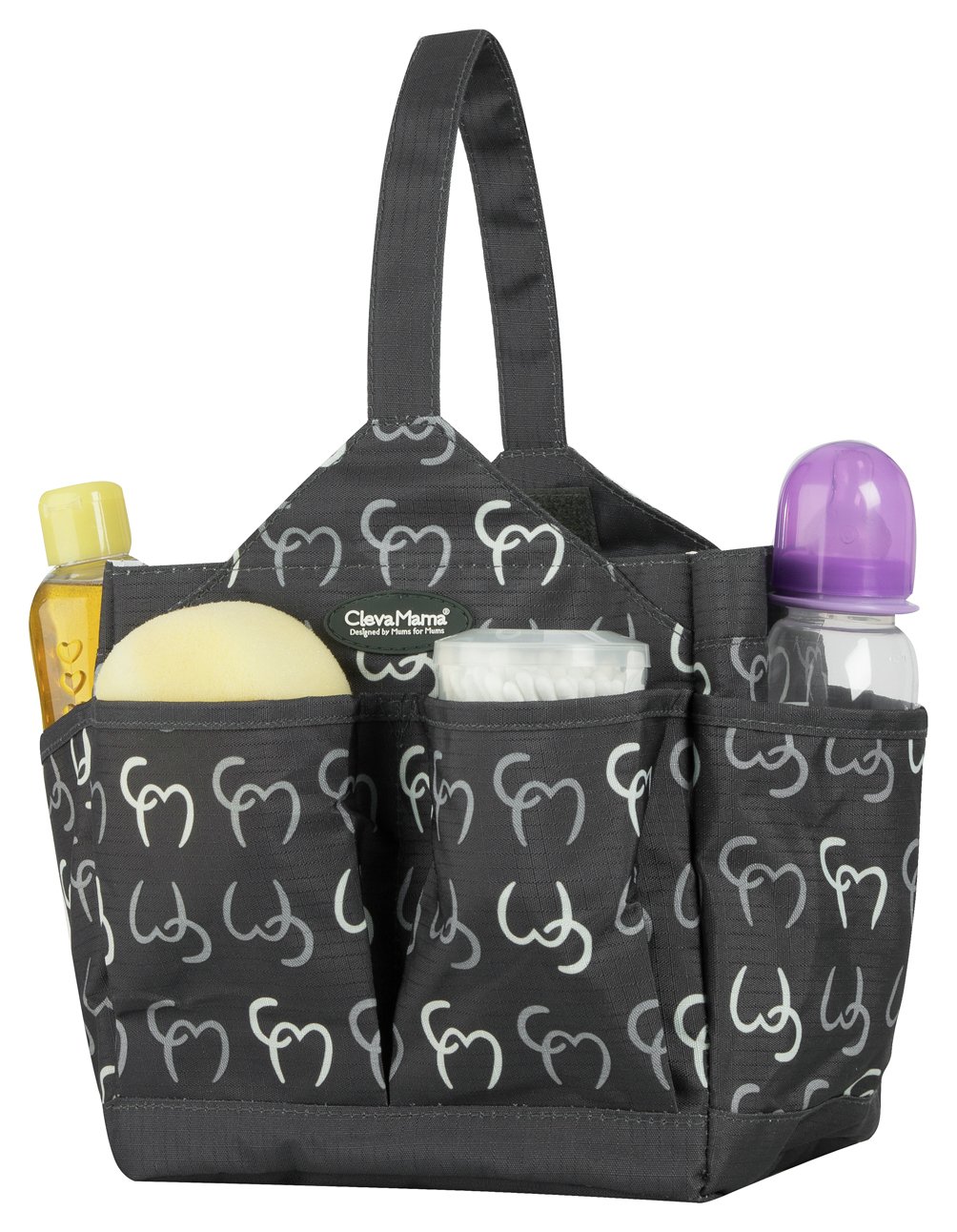 Clevamama Alessia Baby Change Caddy - Asphalt