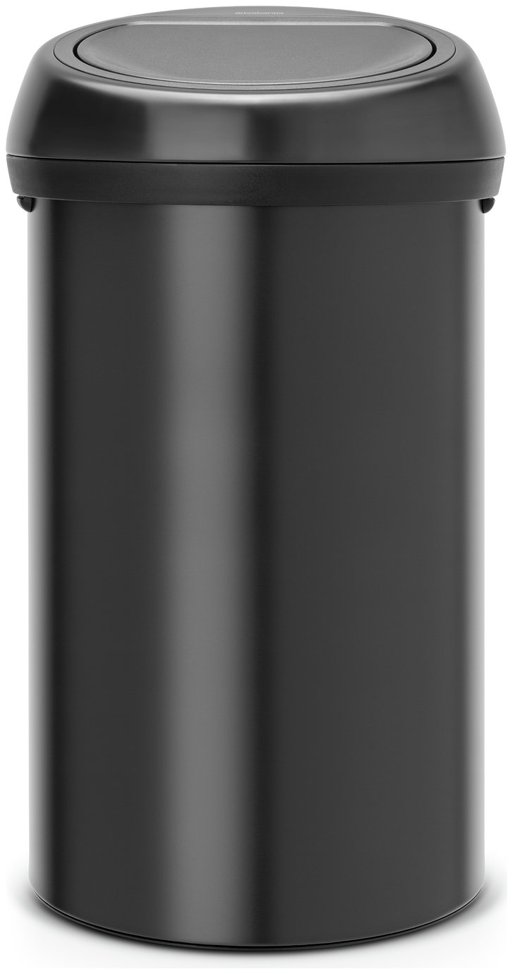 Brabantia 60 Litre Touch Top Bin - Matt Black