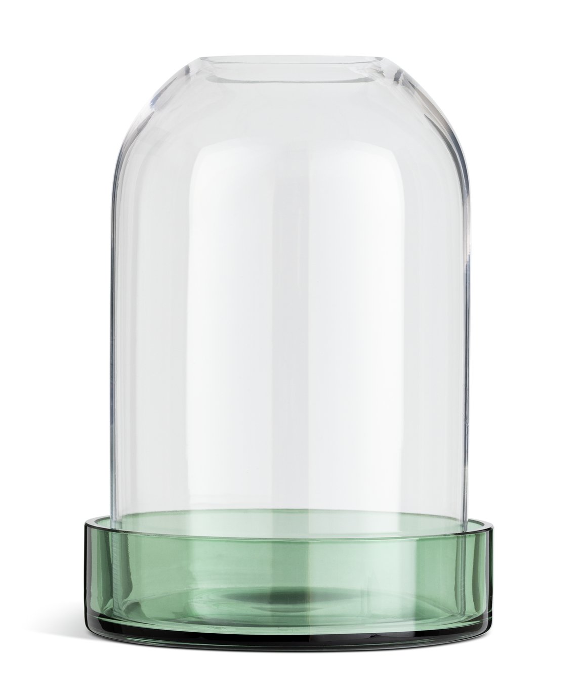 Habitat Medium Hurricane Candle Holder - Green 