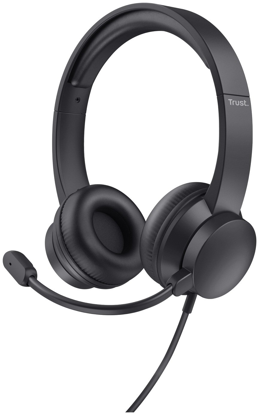 Trust Ayda On-Ear Laptop & PC headset - Black