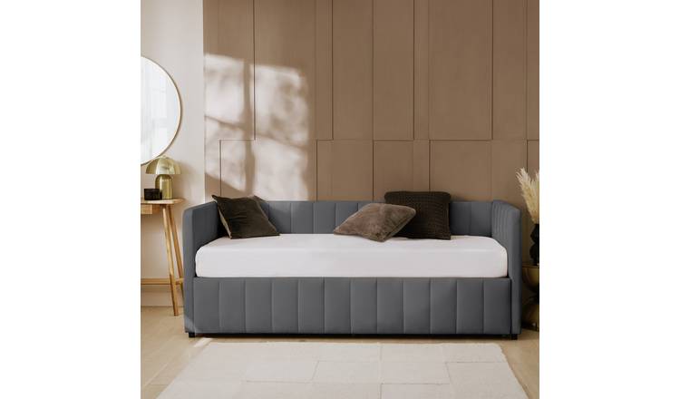 Buy Argos Home Pandora Trundle Day Bed Grey Folding and guest beds Argos