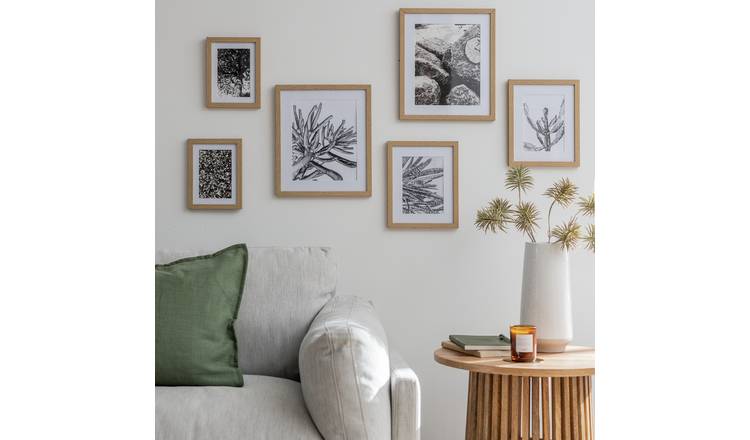 Habitat Wooden Picture Frame - Oak - Gallery Set