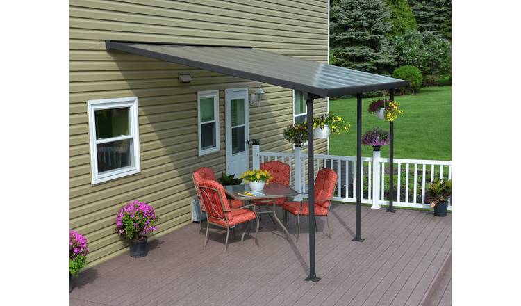 Palram Feria 3 X 4m Patio Cover - Grey