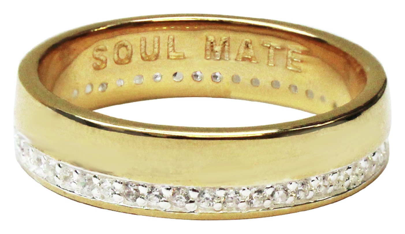 Revere Mens 9ct Gold Plated Silver 'Soul Mate' Ring Review