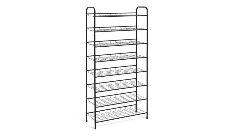 Buy Argos Home Jorn 8 Shelf Shoe Storage Rack Black Shoe storage Argos